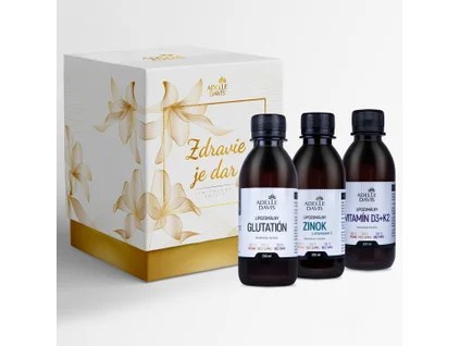 <img src="obrázok.jpg" alt=" Darčekový balíček IMUNITA+ lipo (Lipo D3+K2, Lipo Glutatión, Lipo Zinok+C) Adelle Davis">